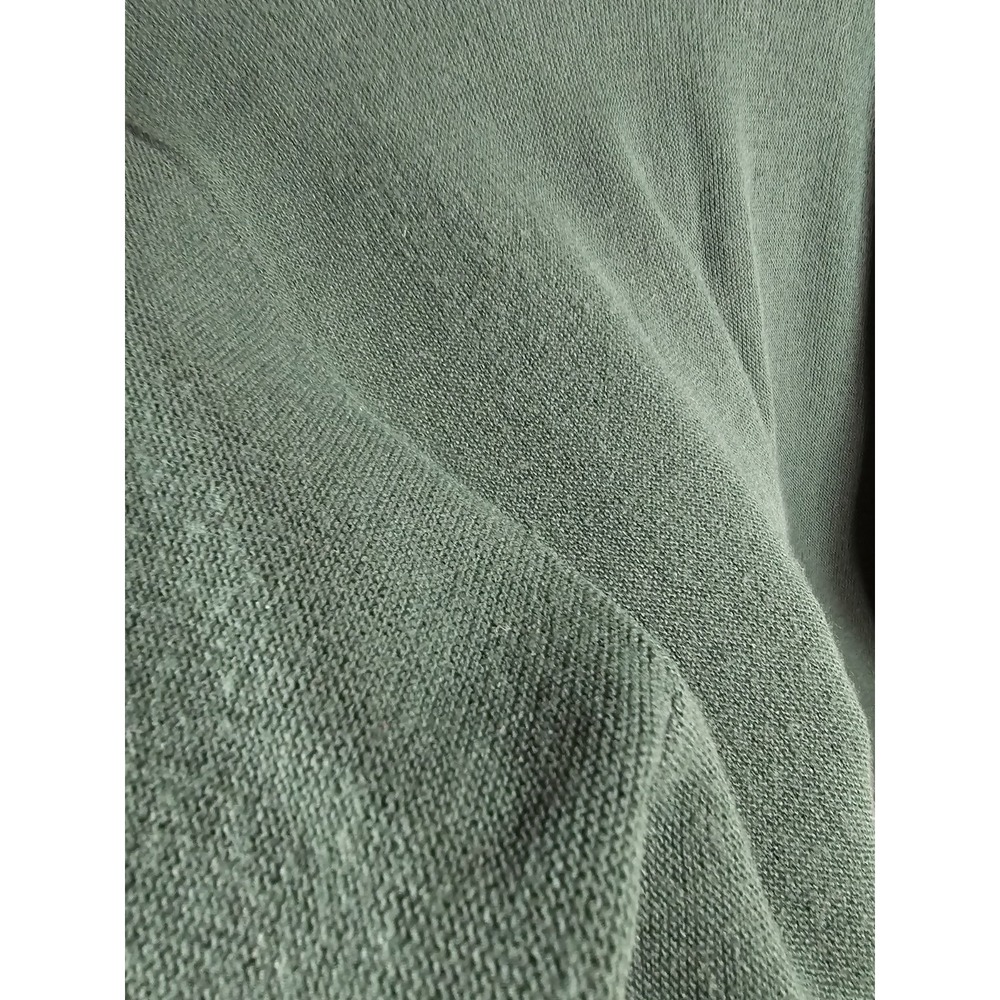 Vintage Izod Green V Neck Knit Preppy Sweater Men's Small Made USA Grandpacore - Picture 10 of 12